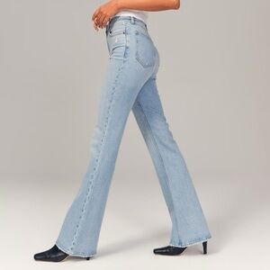 Abercrombie & Fitch High Rise Vintage Flare Jeans Sz 32 Long